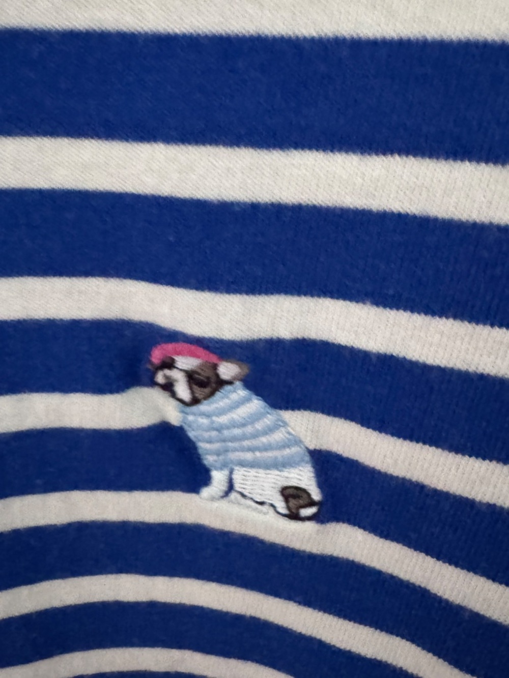 Authentic Talbots Tee - Embroidered Frenchie Size 3X NWOT - Picture 3 of 8